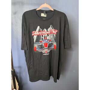 Detroit Grand Prix 2023 IndyCar Black Graphic T-Shirt Men’s 2XL New With Tags